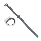Maxbell Toilet Seat Lifter Cover Lid Handle Resusable for Travel Restaurant Grey White