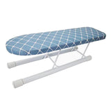 Maxbell Mini Ironing Board Non Slip with Folding Legs Ironing Table for Dorm Home Blue