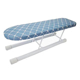 Maxbell Mini Ironing Board Non Slip with Folding Legs Ironing Table for Dorm Home Blue