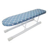Maxbell Mini Ironing Board Non Slip with Folding Legs Ironing Table for Dorm Home Blue