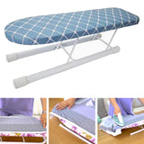 Maxbell Mini Ironing Board Non Slip with Folding Legs Ironing Table for Dorm Home Blue