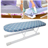 Maxbell Mini Ironing Board Non Slip with Folding Legs Ironing Table for Dorm Home Blue