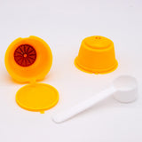 Maxbell 2 Pieces Coffee Filters Easy to Clean DIY Spoon Brush for Yellow