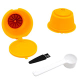 Maxbell 2 Pieces Coffee Filters Easy to Clean DIY Spoon Brush for Yellow