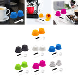 Maxbell 2 Pieces Coffee Filters Easy to Clean DIY Spoon Brush for Yellow