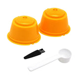 Maxbell 2 Pieces Coffee Filters Easy to Clean DIY Spoon Brush for Yellow
