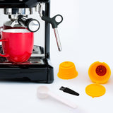 Maxbell 2 Pieces Coffee Filters Easy to Clean DIY Spoon Brush for Yellow