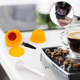 Maxbell 2 Pieces Coffee Filters Easy to Clean DIY Spoon Brush for Yellow
