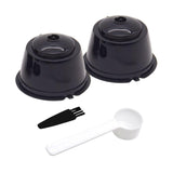 Maxbell 2 Pieces Coffee Filters Easy to Clean DIY Spoon Brush for Black