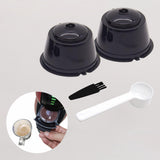 Maxbell 2 Pieces Coffee Filters Easy to Clean DIY Spoon Brush for Black