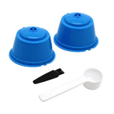 Maxbell 2 Pieces Coffee Filters Easy to Clean DIY Spoon Brush for Blue