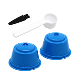 Maxbell 2 Pieces Coffee Filters Easy to Clean DIY Spoon Brush for Blue