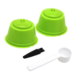 Maxbell 2 Pieces Coffee Filters Easy to Clean DIY Spoon Brush for Green