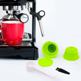 Maxbell 2 Pieces Coffee Filters Easy to Clean DIY Spoon Brush for Green