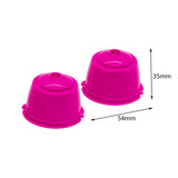 Maxbell 2 Pieces Coffee Filters Easy to Clean DIY Spoon Brush for Rose Red