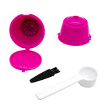 Maxbell 2 Pieces Coffee Filters Easy to Clean DIY Spoon Brush for Rose Red