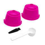 Maxbell 2 Pieces Coffee Filters Easy to Clean DIY Spoon Brush for Rose Red