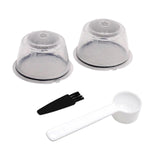 Maxbell 2 Pieces Coffee Filters Easy to Clean DIY Spoon Brush for Clear
