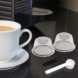 Maxbell 2 Pieces Coffee Filters Easy to Clean DIY Spoon Brush for Clear
