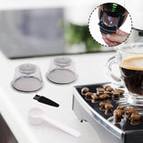 Maxbell 2 Pieces Coffee Filters Easy to Clean DIY Spoon Brush for Clear