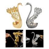 Maxbell Dessert Spoon Set with 6Pcs Spoons for Ice Cream Golden