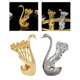 Maxbell Dessert Spoon Set with 6Pcs Spoons for Ice Cream Golden