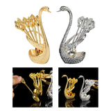 Maxbell Dessert Spoon Set with 6Pcs Spoons for Ice Cream Golden
