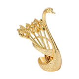 Maxbell Dessert Spoon Set with 6Pcs Spoons for Ice Cream Golden