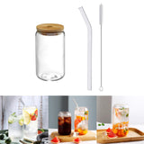 Maxbell Bubble Tea Cup Beer Glasses with Lid and Straw for Cocktail Whisky 350ml