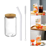 Maxbell Bubble Tea Cup Beer Glasses with Lid and Straw for Cocktail Whisky 350ml