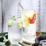Maxbell Bubble Tea Cup Beer Glasses with Lid and Straw for Cocktail Whisky 350ml