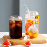 Maxbell Bubble Tea Cup Beer Glasses with Lid and Straw for Cocktail Whisky 350ml