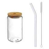 Maxbell Bubble Tea Cup Beer Glasses with Lid and Straw for Cocktail Whisky 350ml