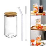 Maxbell Bubble Tea Cup Beer Glasses with Lid and Straw for Cocktail Whisky 500ml