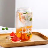 Maxbell Bubble Tea Cup Beer Glasses with Lid and Straw for Cocktail Whisky 500ml