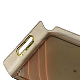 Maxbell Vanity Tray Cosmetic Storage Tray Makeup Organizer for Desktop Bedroom Decor clear brown