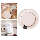 Maxbell Three Positiontouch Heated Mug Pad Coffee Accessories for Office Home Travel pink