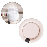Maxbell Three Positiontouch Heated Mug Pad Coffee Accessories for Office Home Travel pink