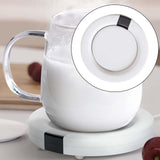 Maxbell Three Positiontouch Heated Mug Pad Coffee Accessories for Office Home Travel white