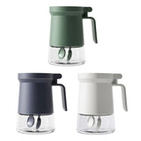 Maxbell Storage Jar Container Glass with Lid Airtight for Household Kitchen Tool Green