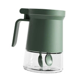 Maxbell Storage Jar Container Glass with Lid Airtight for Household Kitchen Tool Green