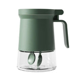 Maxbell Storage Jar Container Glass with Lid Airtight for Household Kitchen Tool Green