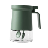 Maxbell Storage Jar Container Glass with Lid Airtight for Household Kitchen Tool Green