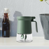 Maxbell Storage Jar Container Glass with Lid Airtight for Household Kitchen Tool Green