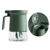 Maxbell Storage Jar Container Glass with Lid Airtight for Household Kitchen Tool Green
