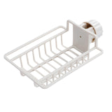 Maxbell Multipurpose Sink Storage Rack Towel Holder Durable for Countertop Bathroom Beige