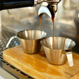 Maxbell 100ml/3oz Small Espresso Cup Stainless Steel Bar Drink Mugs for Restaurant