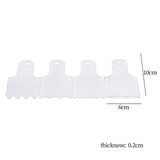 Maxbell 20x Acrylic Cake Scraper Supplies Icing Edge for Birthday Fondant