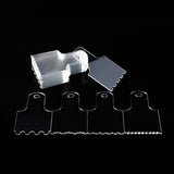 Maxbell 20x Acrylic Cake Scraper Supplies Icing Edge for Birthday Fondant