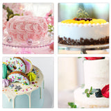 Maxbell 20x Acrylic Cake Scraper Supplies Icing Edge for Birthday Fondant